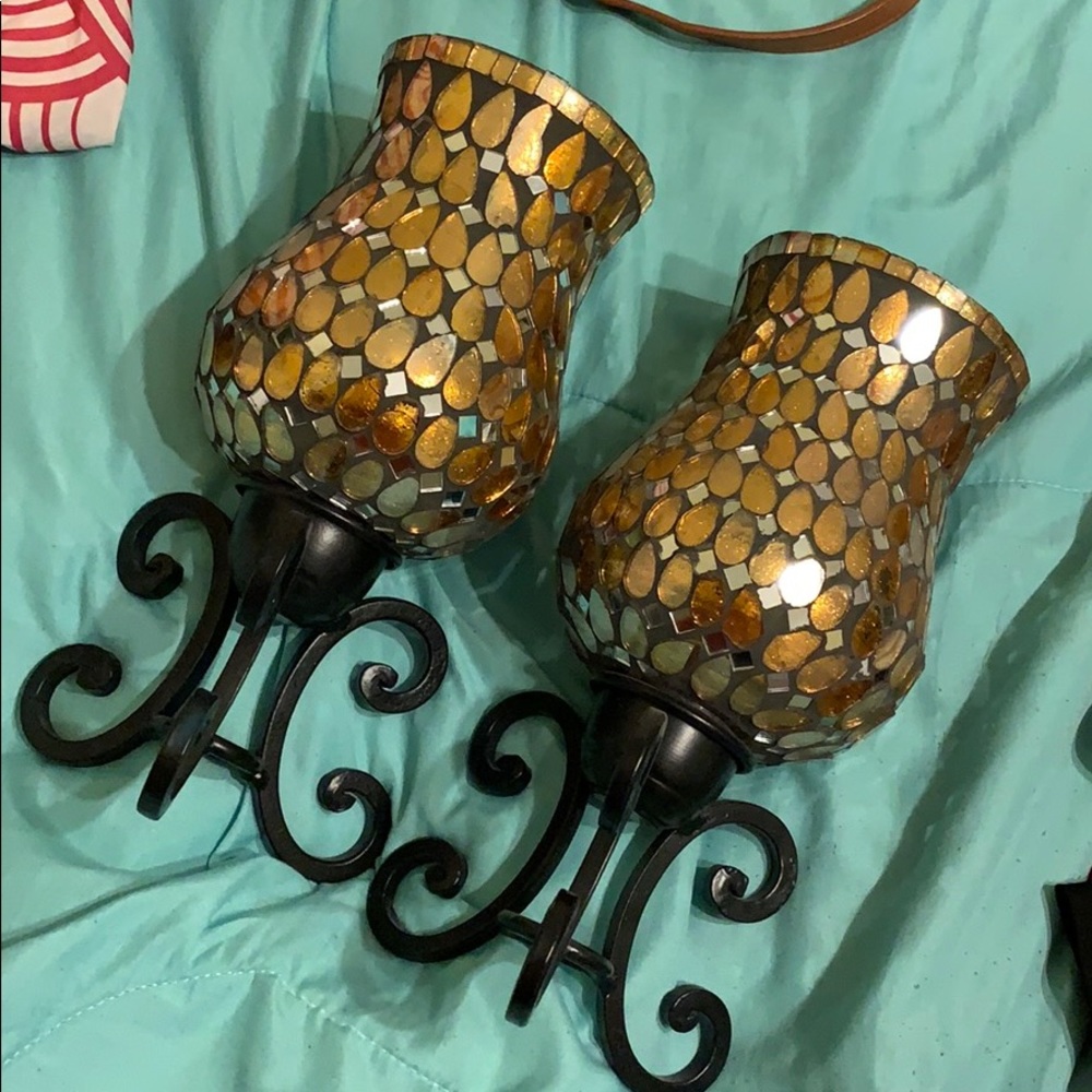 Mosaic Candle Vase